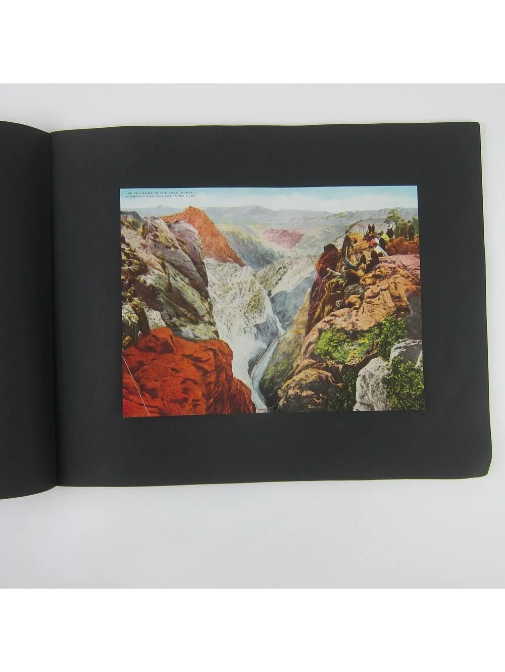 Antique 1914 Book Colorado Rocky Mountain Views on the Rio Grande Railroad Train